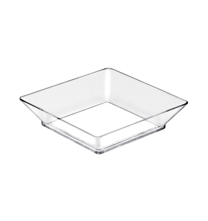 Tasting Plastic Plate PS "Small size" Clear 45 ml (750 Units)