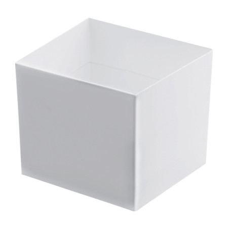 Fingerfood Miska Biała Wielokrotnego Użytku "Cube" PS 60ml 4,7x4,7cm (240 Sztuk)