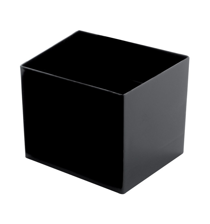 Tasting Plastic Bowl PS "Cube" Black 60 ml (240 Units)