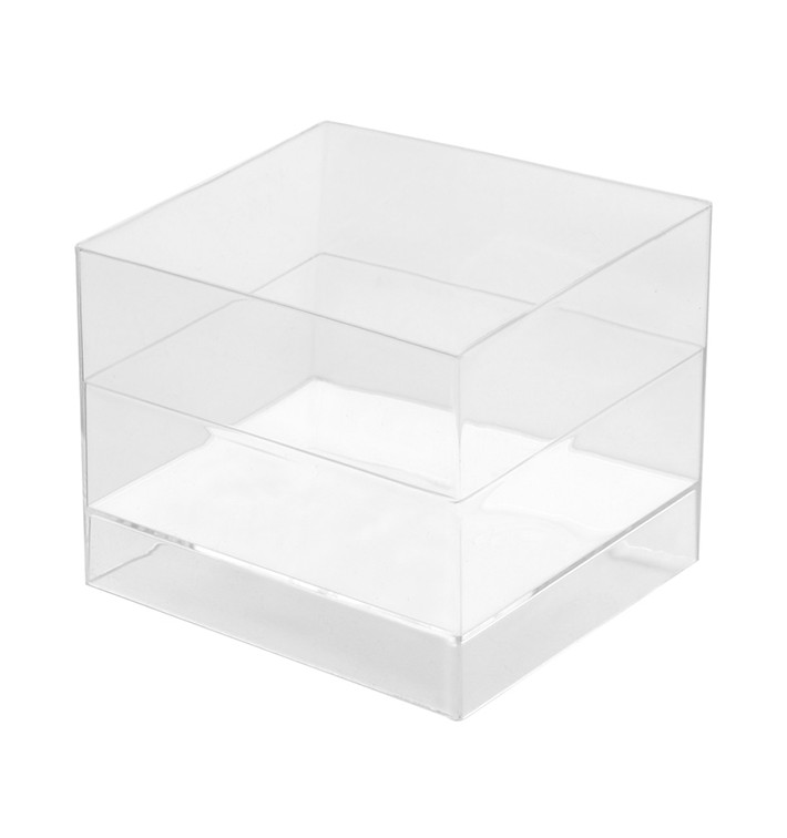 Tasting Plastic Bowl PS "Cube" Clear 60 ml (240 Units)