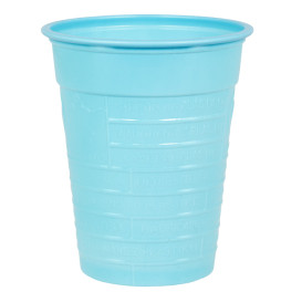 Kubki Plastikowe PS Niebieski Światło 200ml Ø7cm (50 Sztuk)