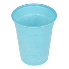 Kubki Plastikowe PS Niebieski Światło 200ml Ø7cm (50 Sztuk)