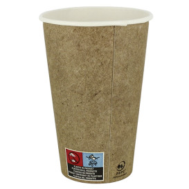 Kubki Papierowe 12Oz/360ml Kraft Ø7,5cm (1.100 Sztuk)