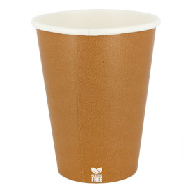 Kubek Papierowy Bez Plastiku 14 Oz/420ml "Karmel" Ø9cm (50 Sztuk)