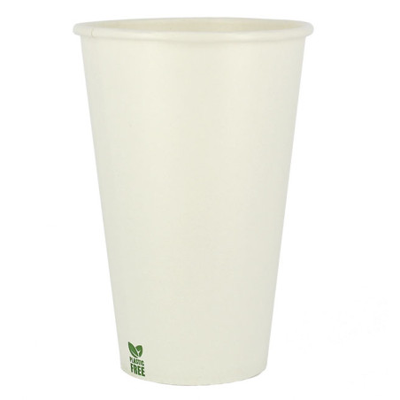 Kubek Papierowy Biały bez Plastiku 12Oz/360ml Ø8cm (50 Sztuk)