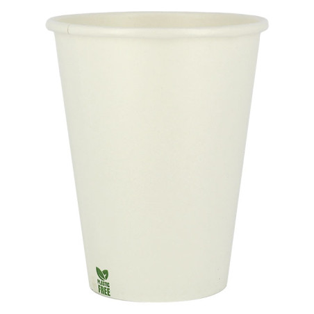 Kubek Papierowy Biały bez Plastiku 14Oz/420ml Ø9,0cm (50 Sztuk)