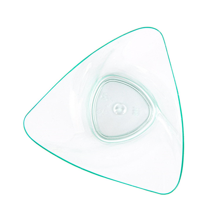 Tasting Plastic Bowl PS Triangle shape Water Green 100ml (576 Units)