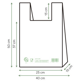 Reklamówki Zrywki Home Compost “Classic” 40x50cm (1.000 Sztuk)