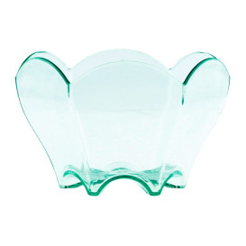 Tasting Plastic Bowl PS "Ondas" Water Green 70ml (20 Units)