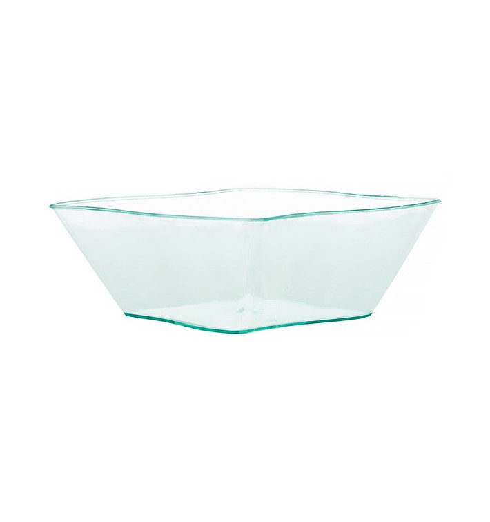 Tasting Plastic Bowl PS "Ondas" Water Green 9x9x3,5cm (600 Units)