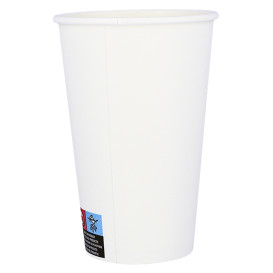 Kubki Papierowe ECO 16 Oz/480ml Białe Ø9cm (1.000 Sztuk)