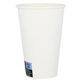 Kubki Papierowe ECO 12 Oz/360ml Białe Ø8cm (100 Sztuk)