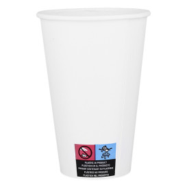 Kubki Papierowe ECO 12 Oz/360ml Białe Ø8cm (100 Sztuk)