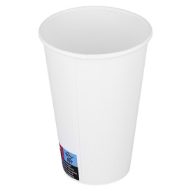 Kubki Papierowe ECO 12 Oz/360ml Białe Ø8cm (100 Sztuk)