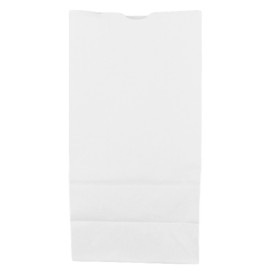 Torby Papierowe bez Uchwytów Kraft Białe 60g/m² 18+11x34cm (500 Sztuk)