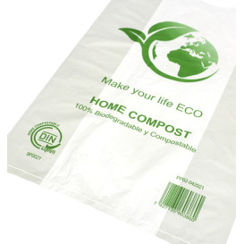 Reklamówki Plastikowe Zrywki Bio Home Compost 30x40cm (100 Sztuk)