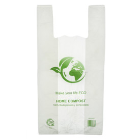 Reklamówki Plastikowe Zrywki Bio Home Compost 40x50cm (1.000 Sztuk)