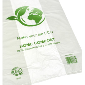 Reklamówki Plastikowe Zrywki Bio Home Compost 40x50cm (1.000 Sztuk)