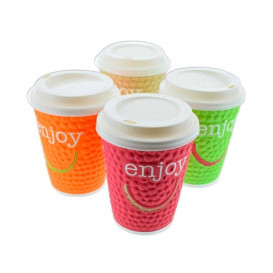 Kubki Papierowe 16 Oz/495ml "Enjoy" Ø9,0cm (28 Sztuk)