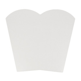 Pudełka na Popcorn Średnie Białe 90 gr 7,8x10,5x18cm (25 Sztuk)