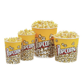 Pudełka na Popcorn 3900ml 18,1x14,2x19,4cm (25 Sztuk)