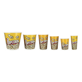 Pudełka na Popcorn 3900ml 18,1x14,2x19,4cm (25 Sztuk)