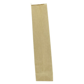 Paper Bag without Handle Kraft and Window 9+6x26cm (1000 Uds)