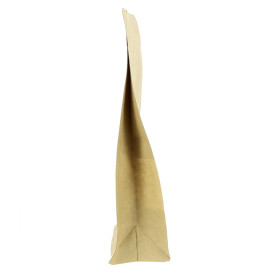 Paper Bag without Handle Kraft and Window 12+6x23,5cm (50 Uds)