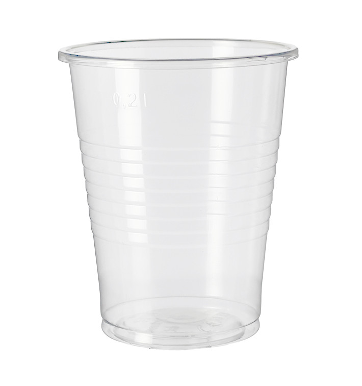 Kubki Plastikowe PP Przezroczyste 240ml Ø7,34cm (2.000 Sztuk)