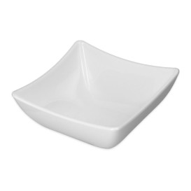 Durable miska SAN "Quadrata" Blanco 95ml (6 Sztuk) 