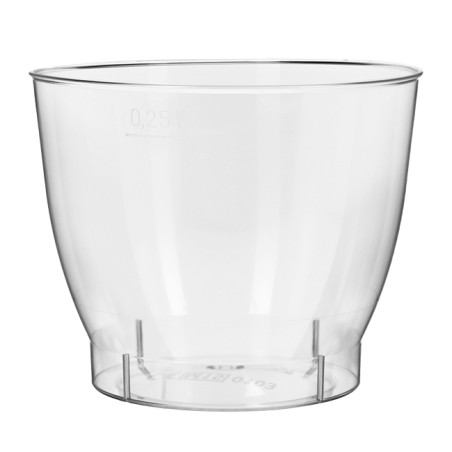 Kieliszki Pastikowe "Cool Cup" PS Crystal 250ml (25 Sztuk)