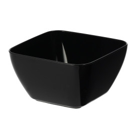 Tasting Plastic Bowl PS Black 5x5x3 cm 75ml (20 Units)