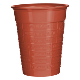 Kubki Plastikowe PS Czerwerne 200ml Ø7cm (50 Sztuk)