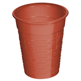 Kubki Plastikowe PS Czerwerne 200ml Ø7cm (50 Sztuk)