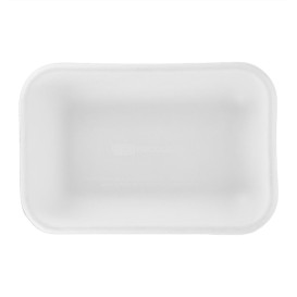 Pojemniki Ekologiczne Białe 470ml 18,0x12,0x4,0 cm (50 Sztuk)