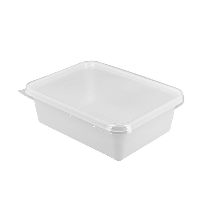 Opakowania Pokrywka Plastikowe PS 157x112x51mm 500ml (600 Sztuk)