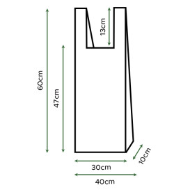 Reklamówki Zrywki na pieczywo Półprzezroczysty 30x60cm 14µm (2.000 Sztuk)