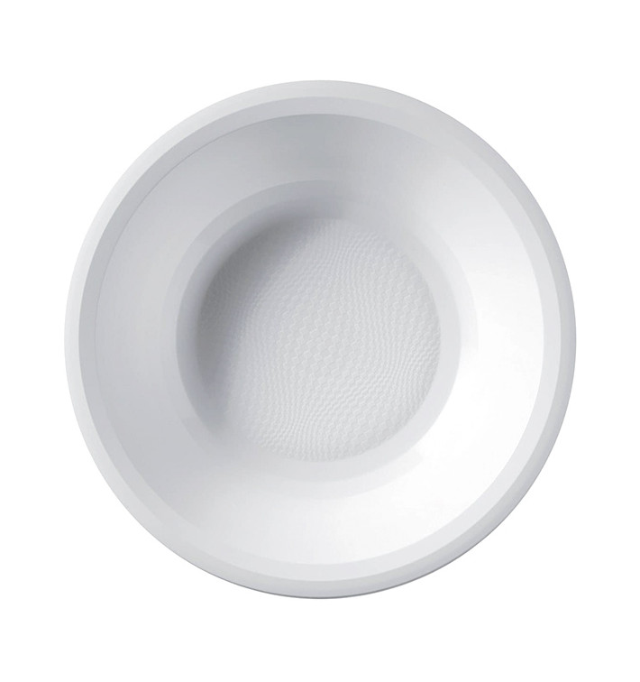 Talerz Plastikowe Głębokie Białe Round PP Ø195mm (600 Sztuk)