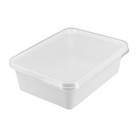 Opakowania Pokrywka Plastikowe PS 157x112x51mm 500ml (600 Sztuk)