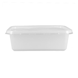 Opakowania Pokrywka Plastikowe PS 157x112x51mm 500ml (600 Sztuk)