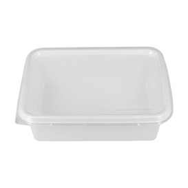 Opakowania Pokrywka Plastikowe PS 157x112x51mm 500ml (600 Sztuk)