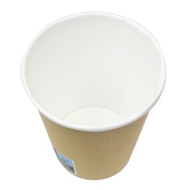 Kubki Papierowe 9 Oz/280ml Kraft-Kraft Ø8,1cm (1.000 Sztuk)