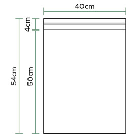 Torby Polipropylen CPP z Warstwą Klejącą 40x50cm G160 (1000 Sztuk)