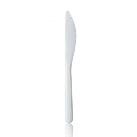 Nóż Plastikowi Premium Białe 185 mm 