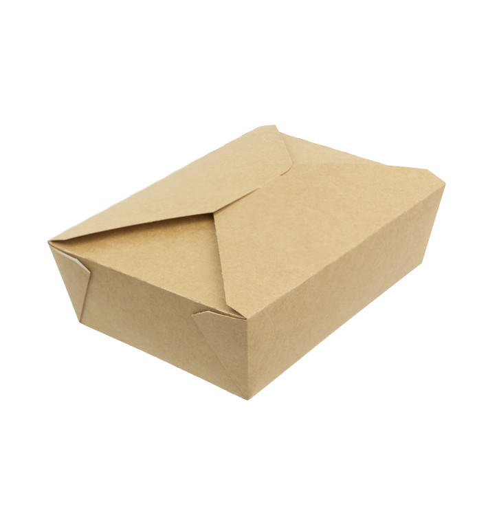 Opakowania na Lunch Kraft 19,7x14x6,5cm 1470ml (25 Sztuk)