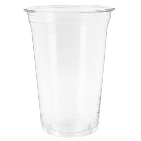 Kubek Biodegradowalny Przezroczyste PLA 550ml Ø9,5cm (70 Sztuk)