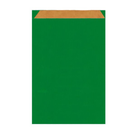 Koperty Papierowe Kraft Zielone 12+5x18cm (125 Sztuk)