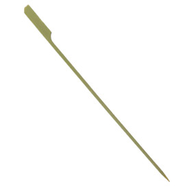 Naturalny Zielony Patyczki Bambusowe “Golf” 25cm (250 Sztuk) 