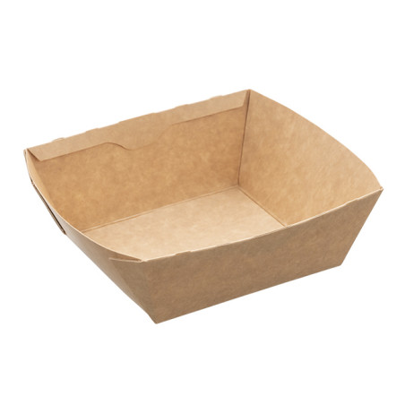 Pojemnik Papierowy Kraft na Sałatkę 375ml 15x12x5cm (400 Sztuk)