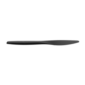 Nóż Plastikowi Luxuri Czarni 175 mm (100 Sztuk)